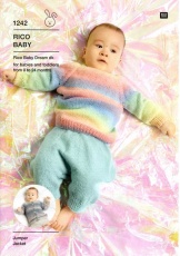 Knitting Pattern - Rico 1242 - Baby Dream DK - Jumper & Jacket